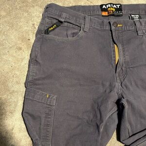 Men’s Ariat Rebar canvas jeans  38/38